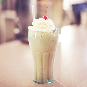 vanilla milkshake